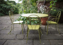 4 Seat Venice Furniture Set - Green 1 table and 4 chairs